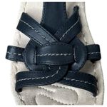 White Mountain Cliffs  Womens 8 Black Strappy Adjustable Buckle Sandals Vegan Photo 6