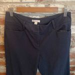 New York & Company Navy Blue Straight Leg Stretch Dress Pants Size 6 Photo 1