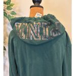 Vintage PINK Victoria's Secret Oversized Fleece Hoodie Sweatshirt Women's Size L Green Size L Photo 2