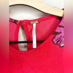 Free People Paint the Sun Slip Dress Red Purple Floral Racerback Dress Size S Photo 5