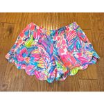 Lilly Pulitzer  Dahlia Gumbo Limbo scalloped mini shorts small Photo 8