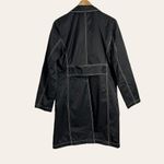 Dollhouse Vintage Black Contrast Stitching Long Coat Size Medium Photo 5