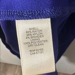 Eliza J NEW ‎ Cobalt Blue 3/4 Sleeve V-Neck Fit & Flare Dress Photo 4