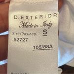 D. Exterior white vneck beaded and gold lurex tank NWOT retail $170 Italy‎ Photo 9