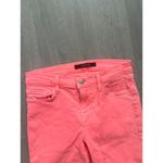 J Brand  Women's Cropped Rail Flamingo Wash Bright Colored Jeans Size 26 Photo 1