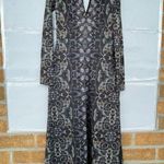 Free People  Cabaret Long Sleeve Maxi Dress Dark Combo XS Photo 13