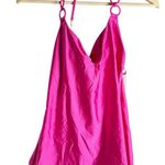 Trina Turk Monaco Ring Pink Two Piece Halter Tankini Bottoms Swimsuit Set 10 Photo 4