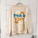 dippin daisy's swimwear NEW Dippin' Daisy's Fresh As A Daisy Crewneck Sweatshirt Photo 2