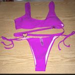 SheIn New Women’s  3pc Bikini Swimsuit Belt Medium Photo 1