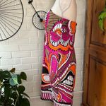 David Meister  printed mini slip dress pink size 8 EUC Photo 4