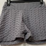 Helix Gray Textured Women’s Stretch Shorts  Photo 2