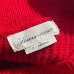 Lovers + Friends  XS  Top Blouse Long Sleeve Shirt Sweater Ruffle Photo 4