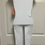 Kathy White Sleeveless Ribbed Jumpsuit Photo 7