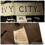 Ivy City Co Rae Dress Black Daisy Square Neckline Puff Sleeves Knee Length XS Photo 11