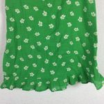 Urban Outfitters Magpie Green Floral Mini Dress Medium Off Shoulder Smocked Photo 10