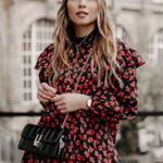 ZARA long sleeve poplin floral ruffle mini dress Photo 1