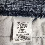 Forever 21  Women Blue Jean Denim Booty Shorts Size 30 Pockets Zipper Hooks Photo 4