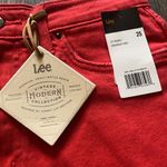 Lee Vintage Modern Cut off Short High Risk Red Photo 2