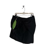 Farm Rio NWT Black Taffeta Mini Skirt Black Photo 5