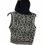 Southpole  Animal Print Sleeveless Hoodie Vest Photo 1