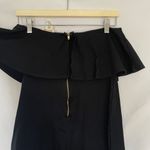 Rolla Coster rayon nylon Black Off-Shoulder Wide-Leg Jumpsuit Medium Photo 6