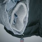 ZeroXposur  M Down n Feathers Fur Trimmed Hoodie Winter Zip Snap Jacket Black Photo 6