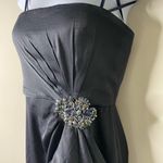 BCBGMAXAZRIA  Navy Blue Strapless Gown Size 4 Photo 3