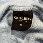 Girlies by Safety Pin Blue Hoodie Women’s Medium Blue Photo 1