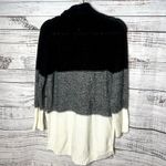 Gianni Bini  ribbed Chunky Knit Color Block Turtle Neck Sweater M Photo 2