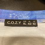 Cozy Casual COZY Floral Short Sleeved V Neck Top, XL Photo 2