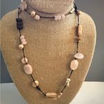 Silpada  Retired Rose White Quartz Sterling Silver Clasp Necklace N1428 Photo 4