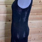 ASTR  Black Shiny Sequin Beaded Neckline Bodycon Mini Dress Small Photo 7