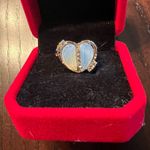 Blue and Gold Heart Photo 1