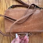 The Sak Iris Tobacco Brown Flower Embossed Smartphone Crossbody Wristlet Wallet Photo 6