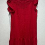 Red Dress with Ruffle Sleeves Size XL Photo 0