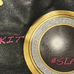 Betsey Johnson Luv Black Faux Leather Camera Selfie Kit Bow Clutch Pouch Purse Photo 7