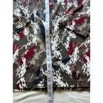 cj banks Top Womens Brown Blue Red White Shirt Blouse Full Zip Camo Casual Sz XL Photo 5