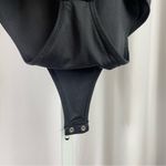 Forever 21  Medium Square Neck Satin Bodysuit Formal Sexy Solid Photo 3