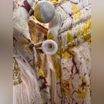 Free People  Secret Love Slip Top Ivory Floral Size S Photo 4