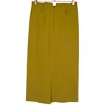 Boden Melina Paperbag Waist Midi Skirt Mustard Yellow Size 4 Preppy Old Money Photo 4