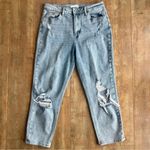 Vervet by Flying Monkey Distressed Light Wash Stretch Straight Leg Jeans Size 30 Blue Photo 0