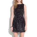 Madewell  Broadway & Broome Black Sequins Dress 0 Photo 4