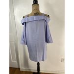 Motherhood Maternity  3/4 Sleeve Cold Shoulder Button Front Blouse Size Small Top Photo 6
