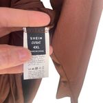 SheIn  Curve 5XL bodysuit brown long sleeve Photo 1