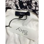 New. SKY snake print plunge neck top with chain detail. Retails $189 Black Size M Photo 8