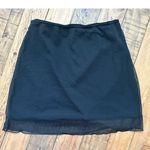 Brandy Melville #12  Junior's Black Mesh  Skirt, Sz: 5 Photo 4