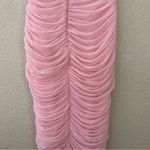 House Of CB “Sofia” Fairy Pink Mesh Maxi Dress strapless NWOT like fornarina XL Photo 9