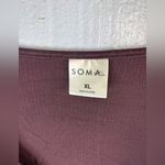 Soma XL Long Sleeve Ribbed Red Brick Top Photo 7