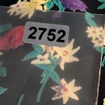 Vintage Lee David Collection size large oversized boxie floral top Yellow Photo 3