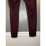 Old Navy  Stevie Pants Womens Large Burgundy Ponte Knit Skinny Leg Leggings Ankle Photo 6
